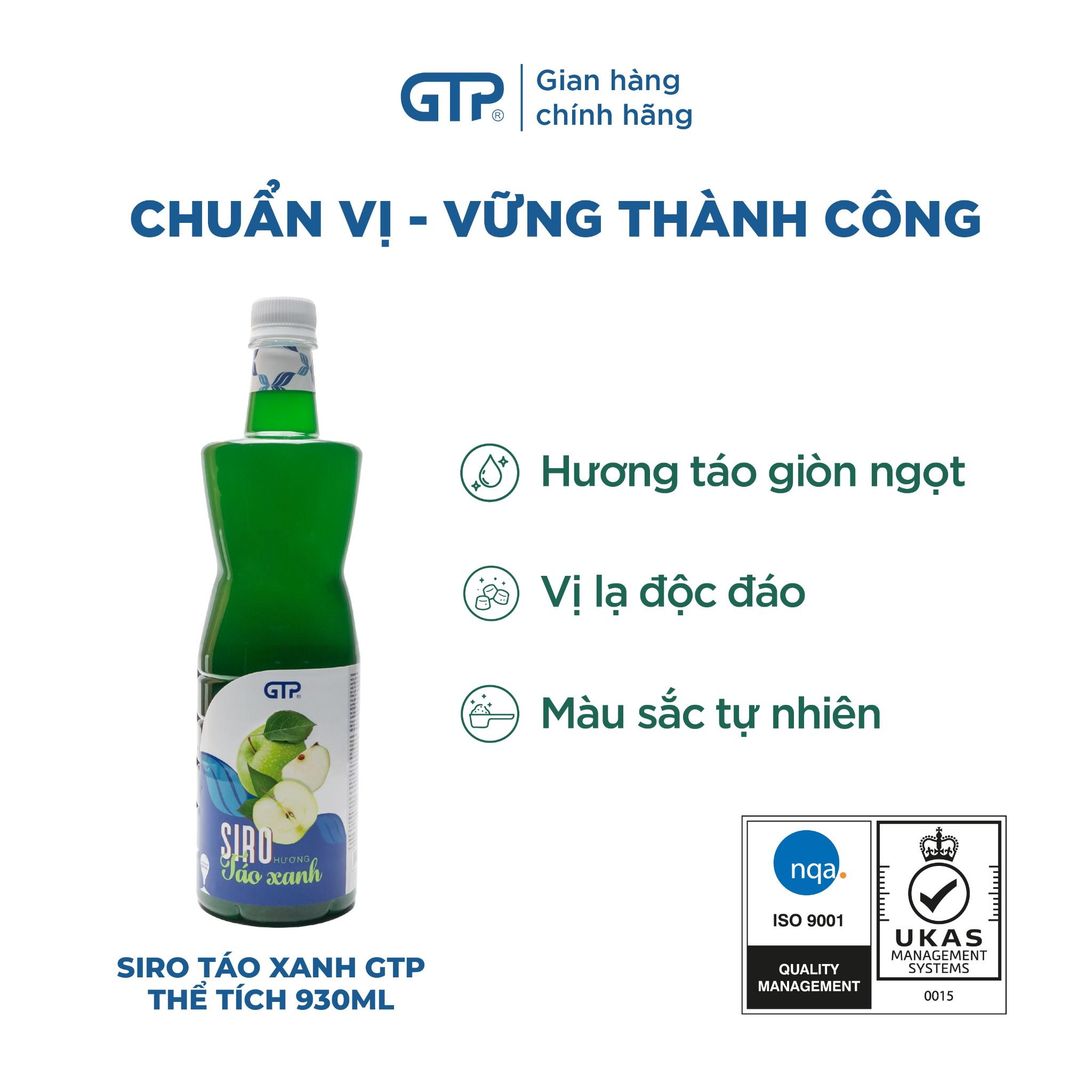 Siro Táo Xanh GTP