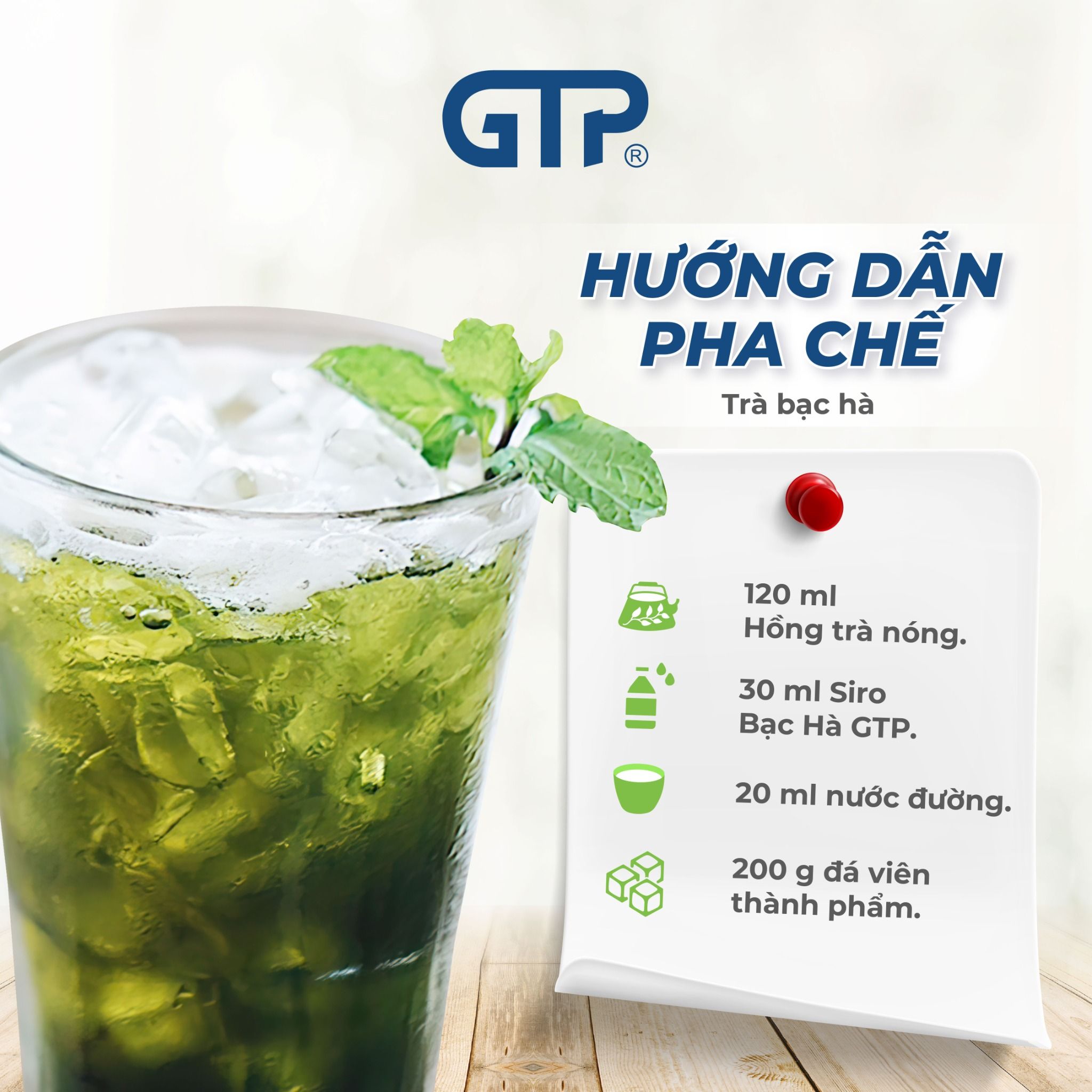 Siro Bạc Hà GTP