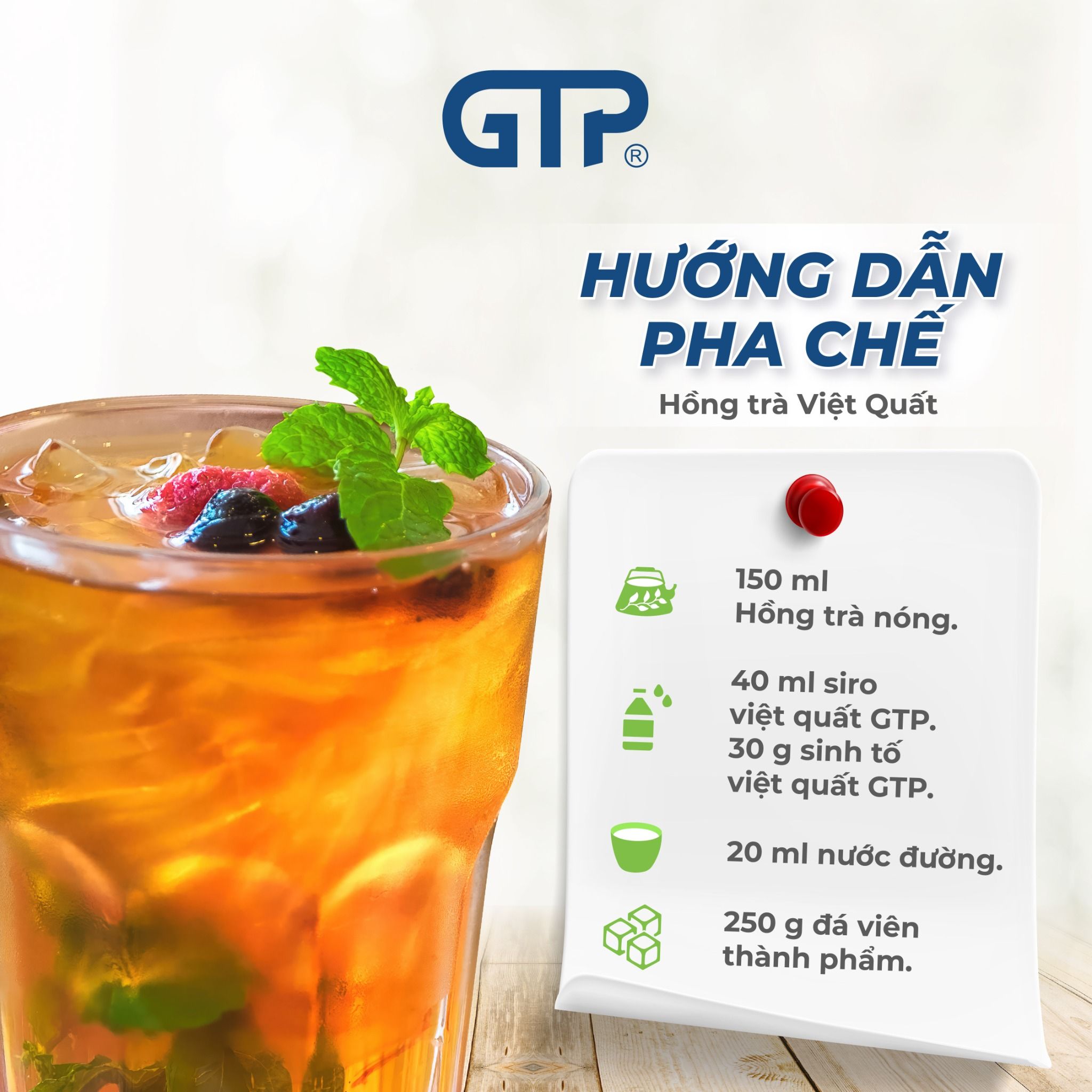 Siro Việt Quất GTP