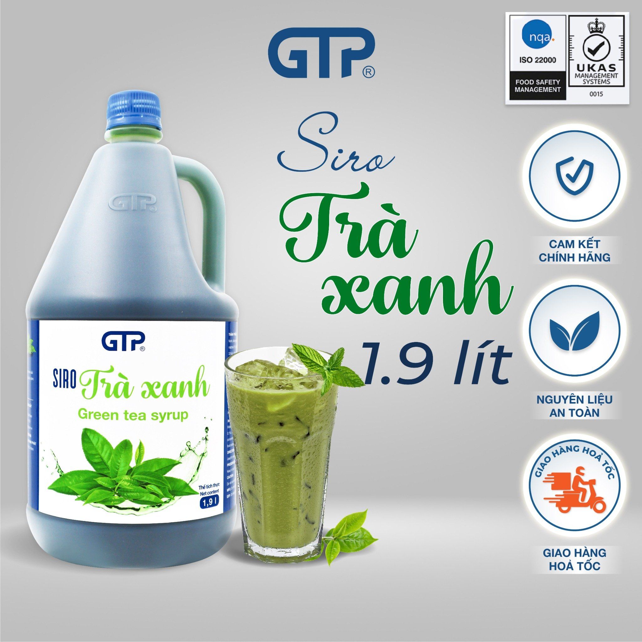 Siro Trà Xanh GTP