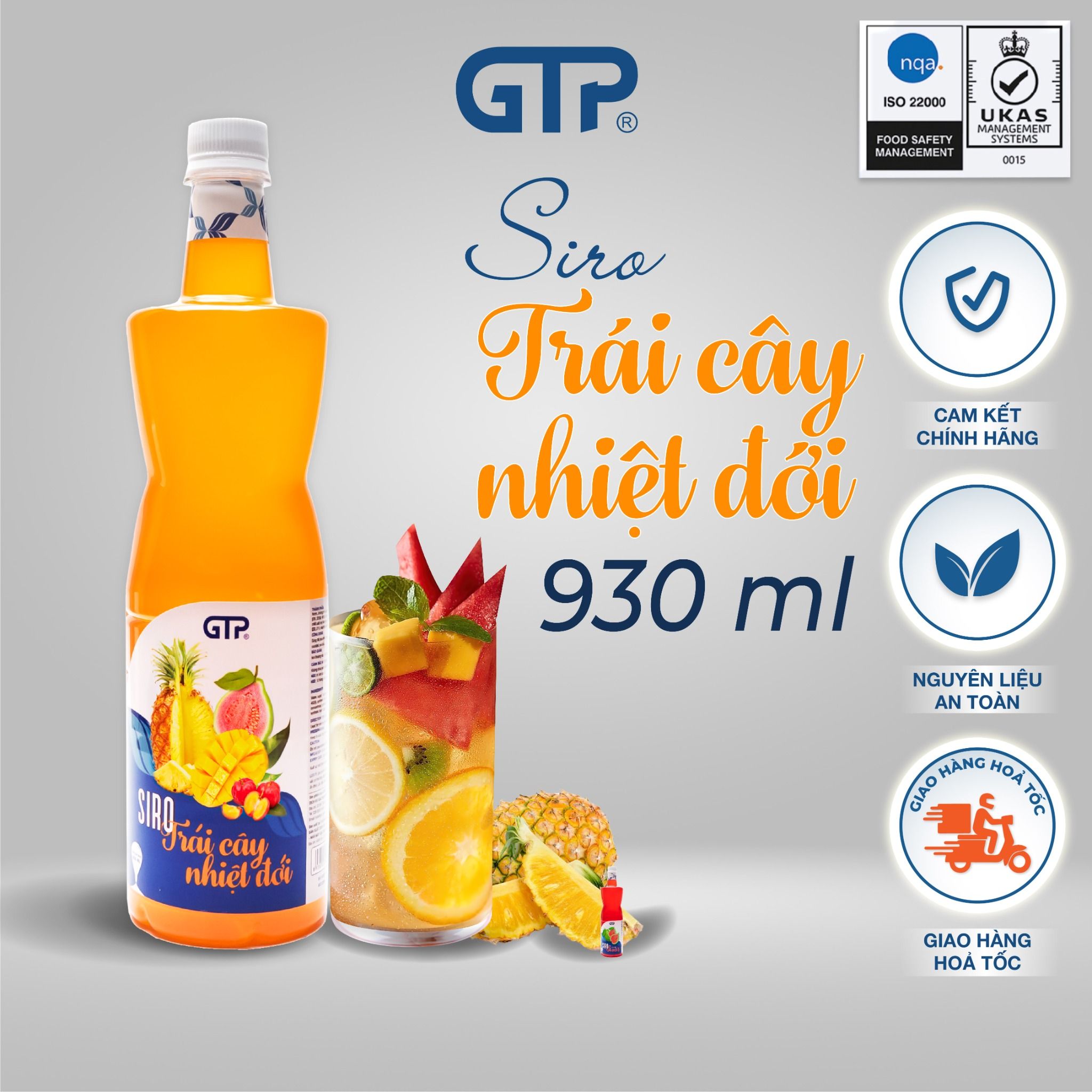 Siro GTP hương trái cây