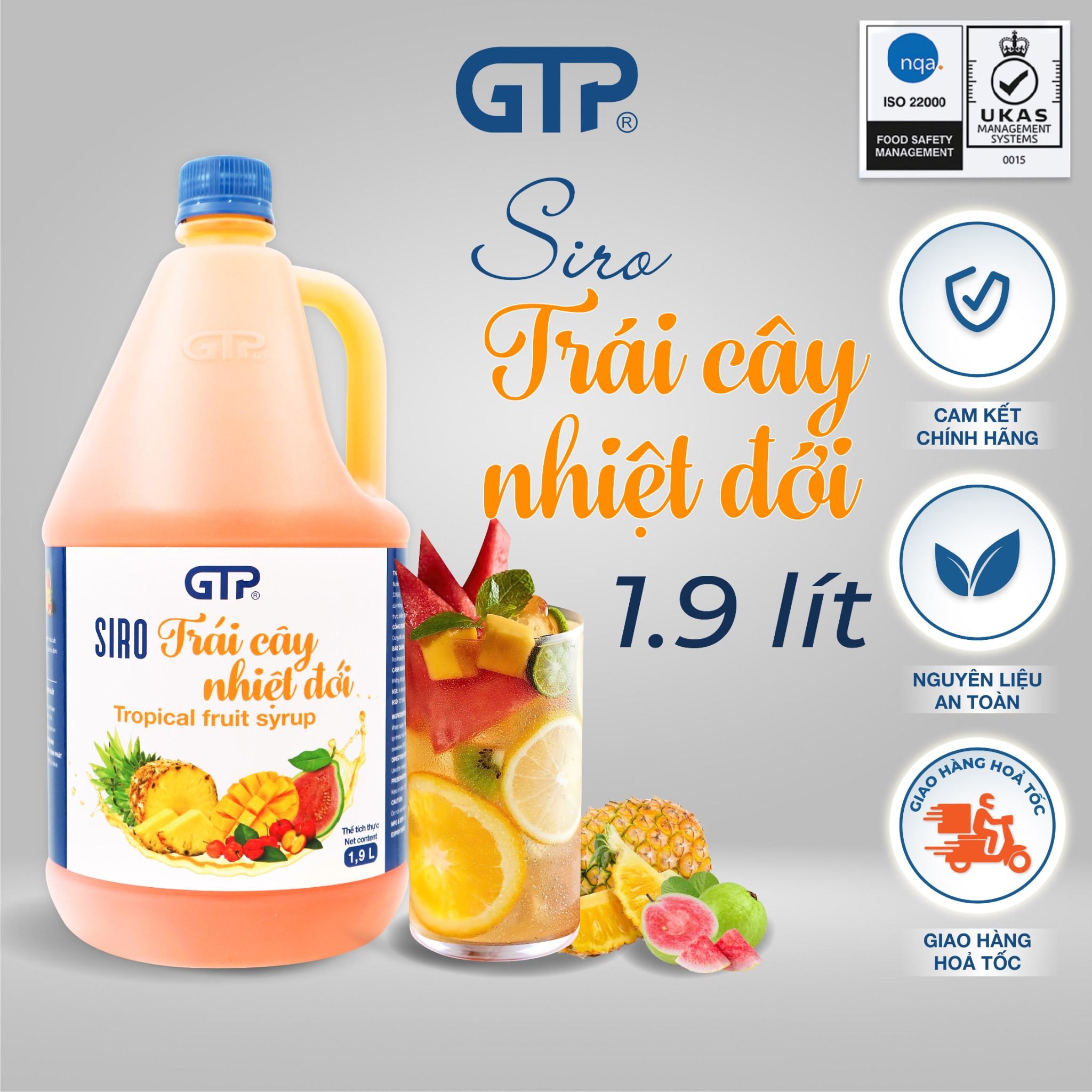 Siro GTP hương trái cây
