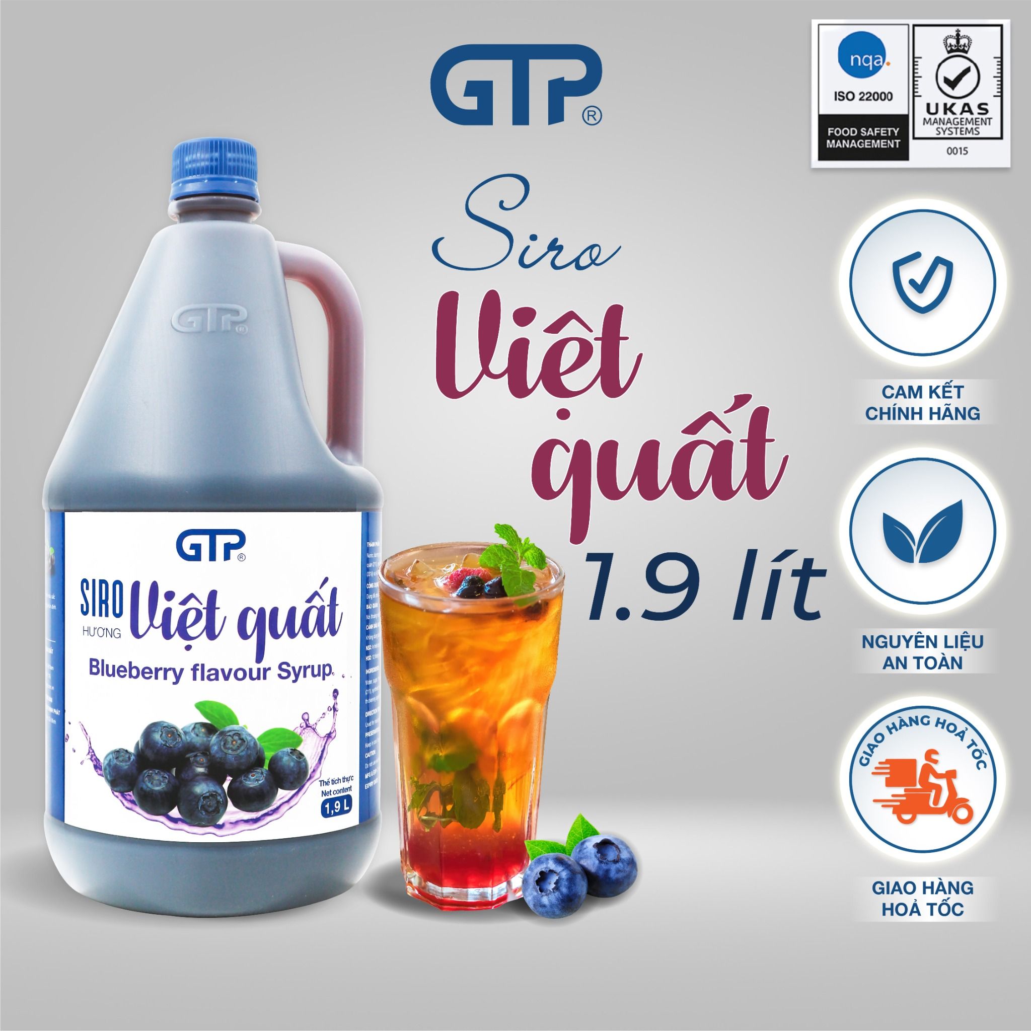 Siro Việt Quất GTP