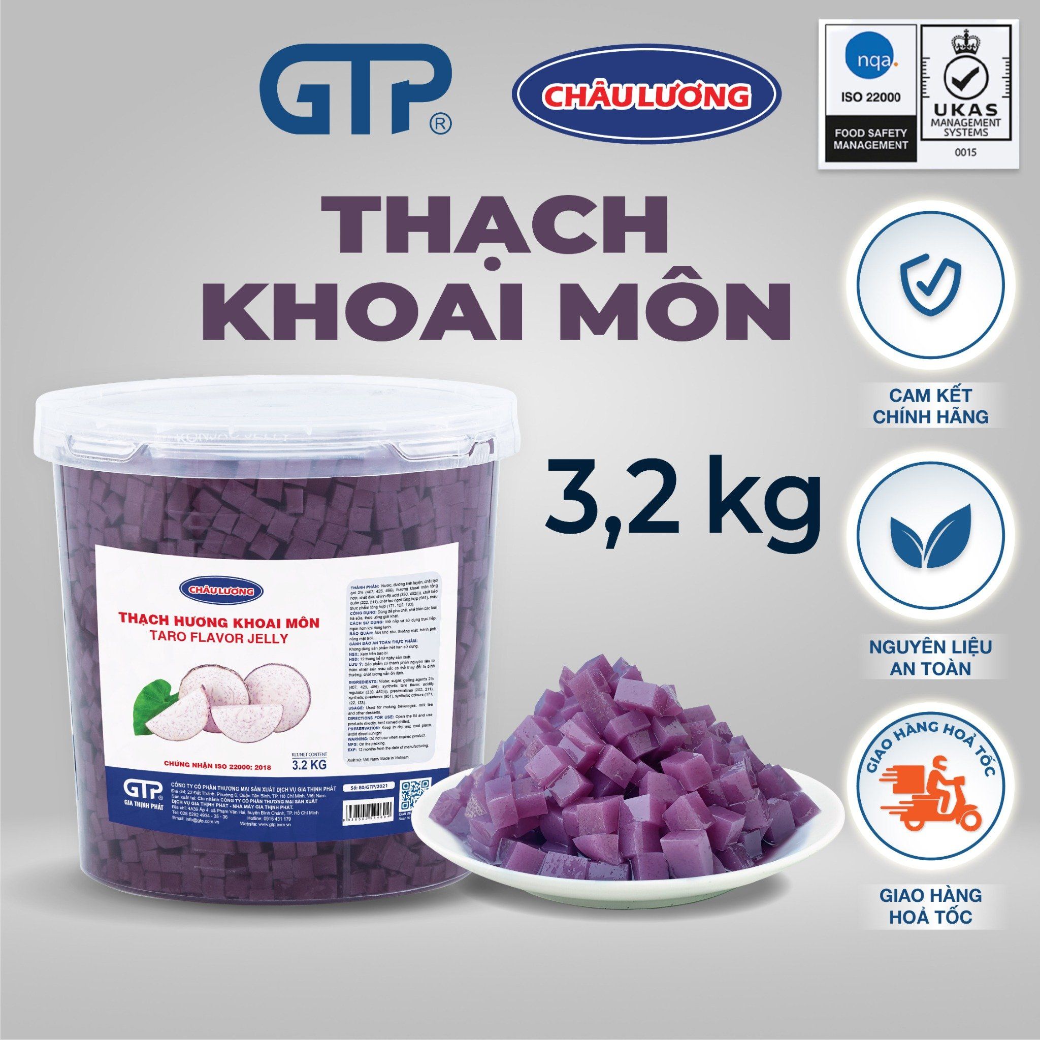 Thạch Khoai Môn Châu Lương - 3,2kg