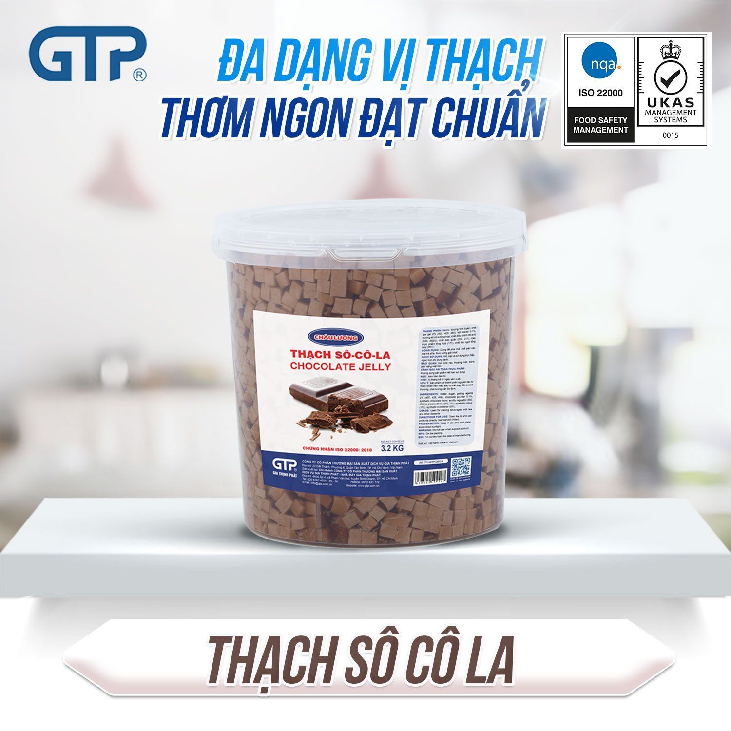 Thạch Sô Cô La Châu Lương - 3,2kg