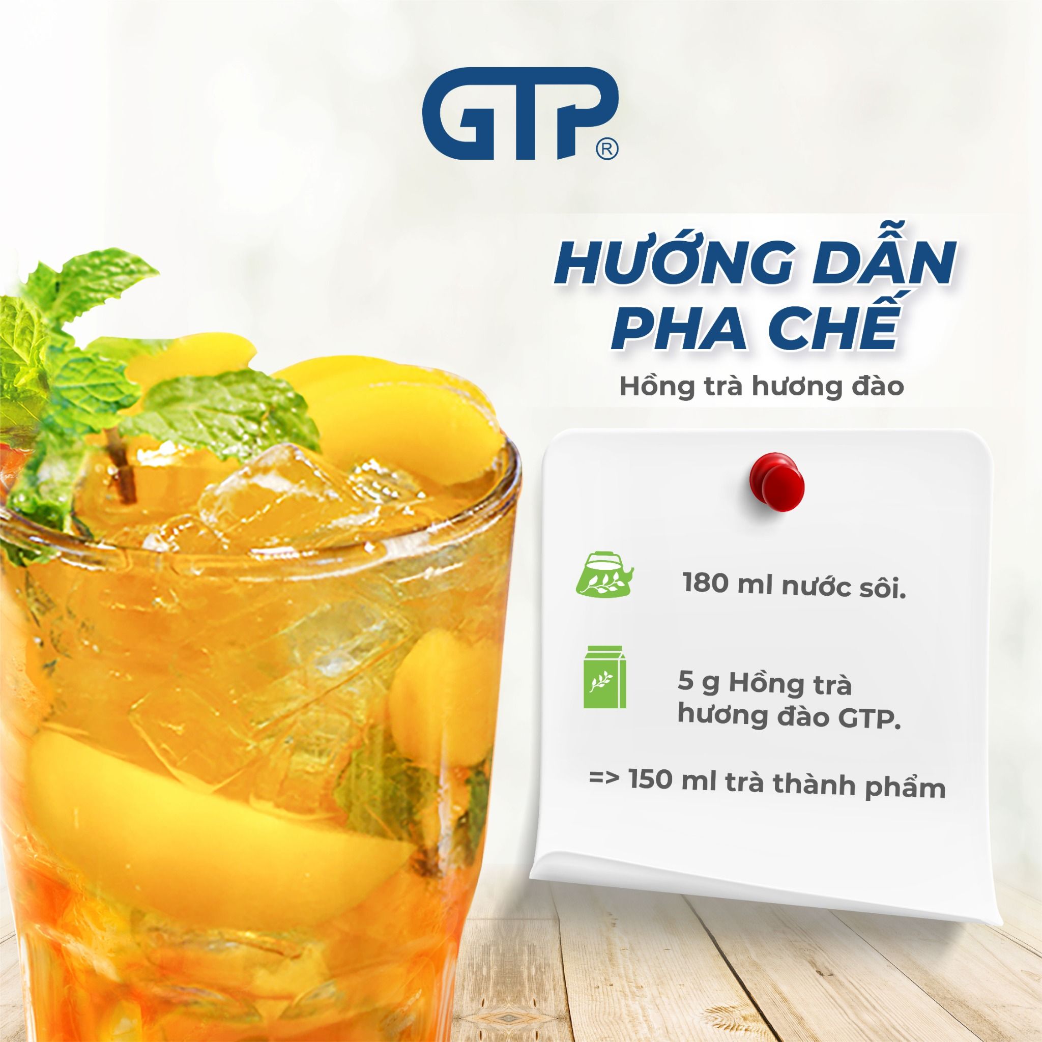 Hồng Trà Hương Đào GTP