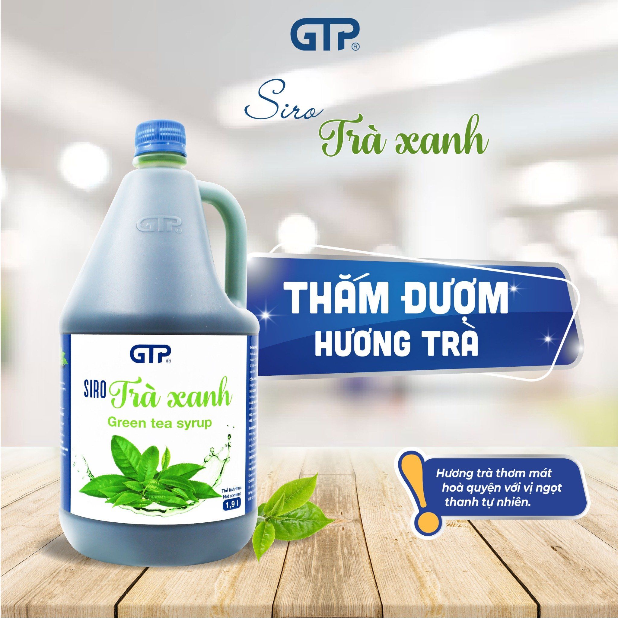 Siro Trà Xanh GTP