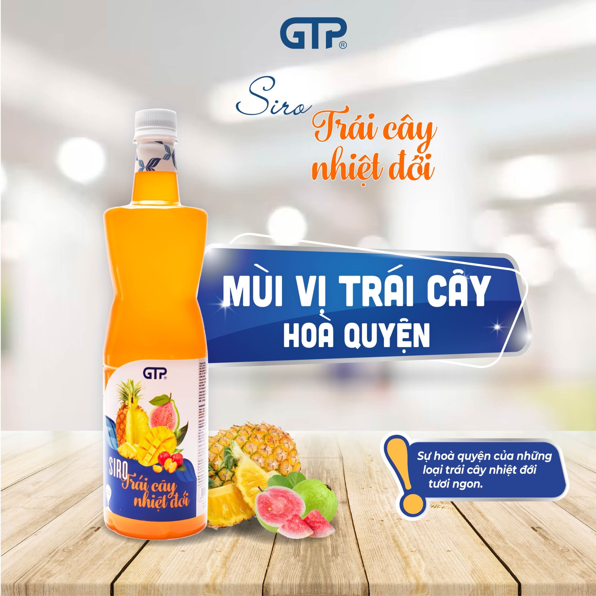 Siro GTP hương trái cây
