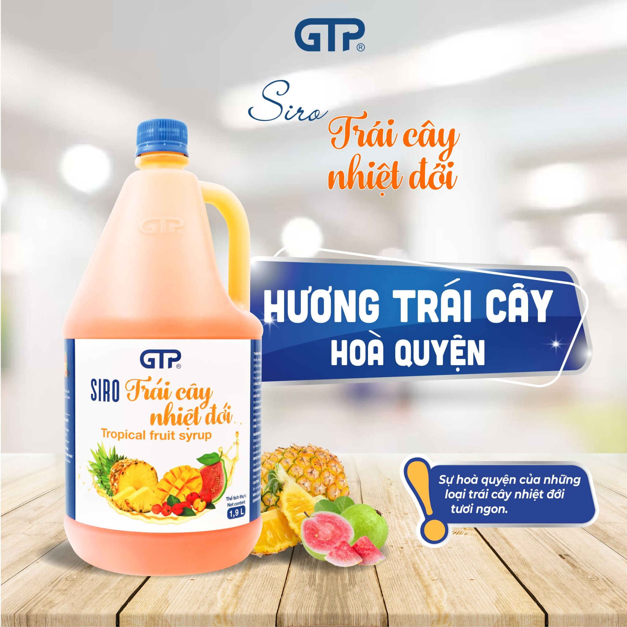 Siro GTP hương trái cây