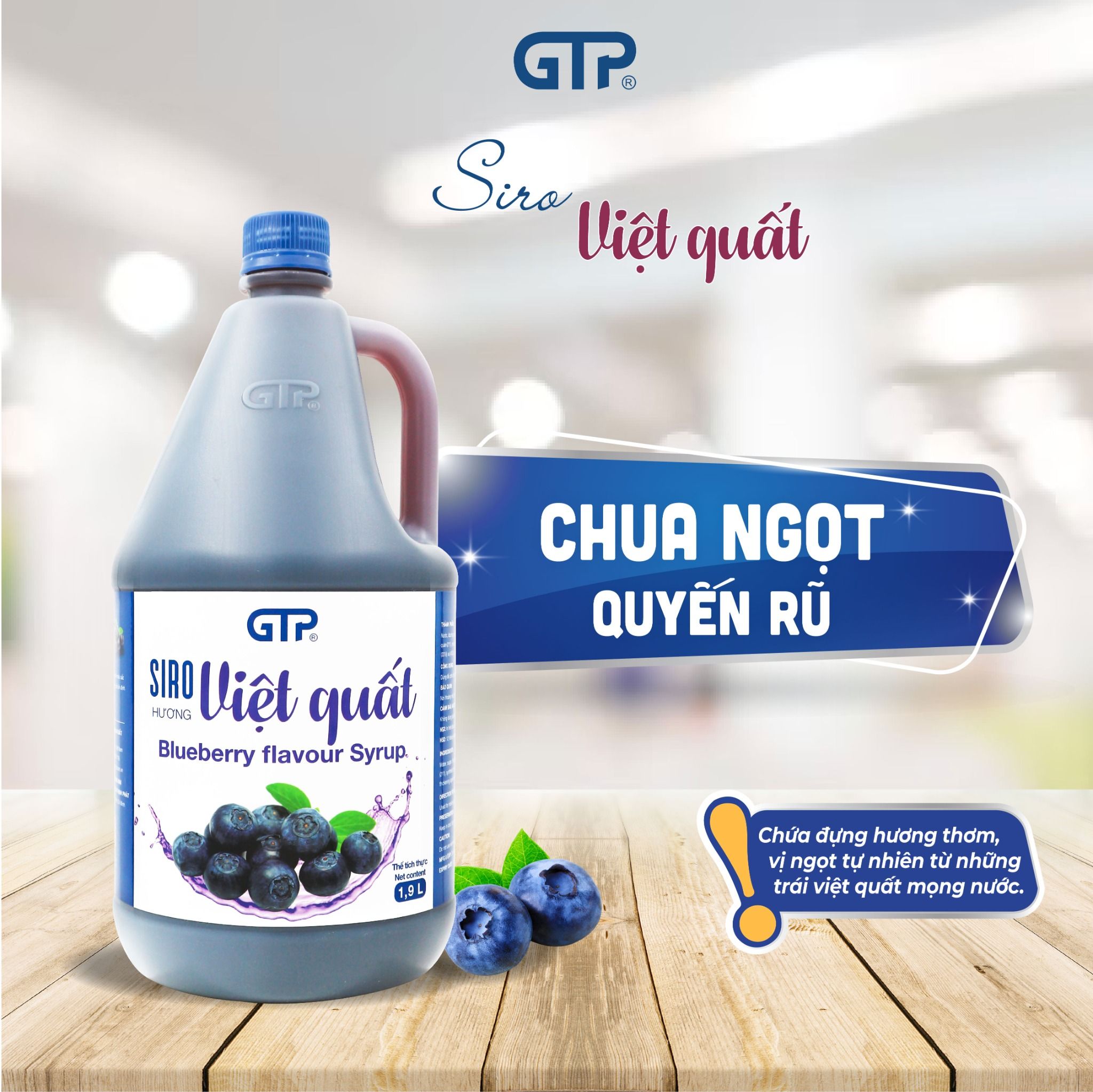 Siro Việt Quất GTP