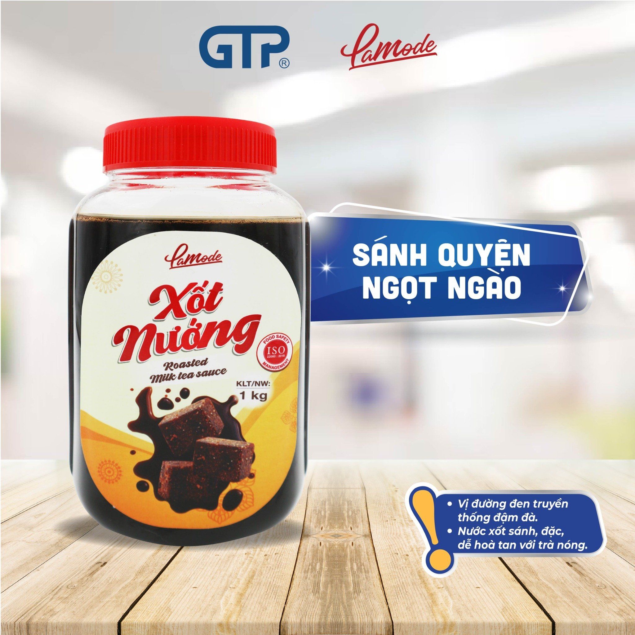 Xốt nướng Lamode (Hũ/1kg) - dùng pha chế trà sữa nướng