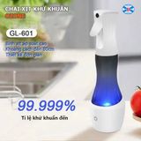 Chai xịt nước Ozone áp suất cao cầm tay đa chức năng: làm sạch, khử trùng, khử mùi GL-601 xịt khoảng cách đến 80cm