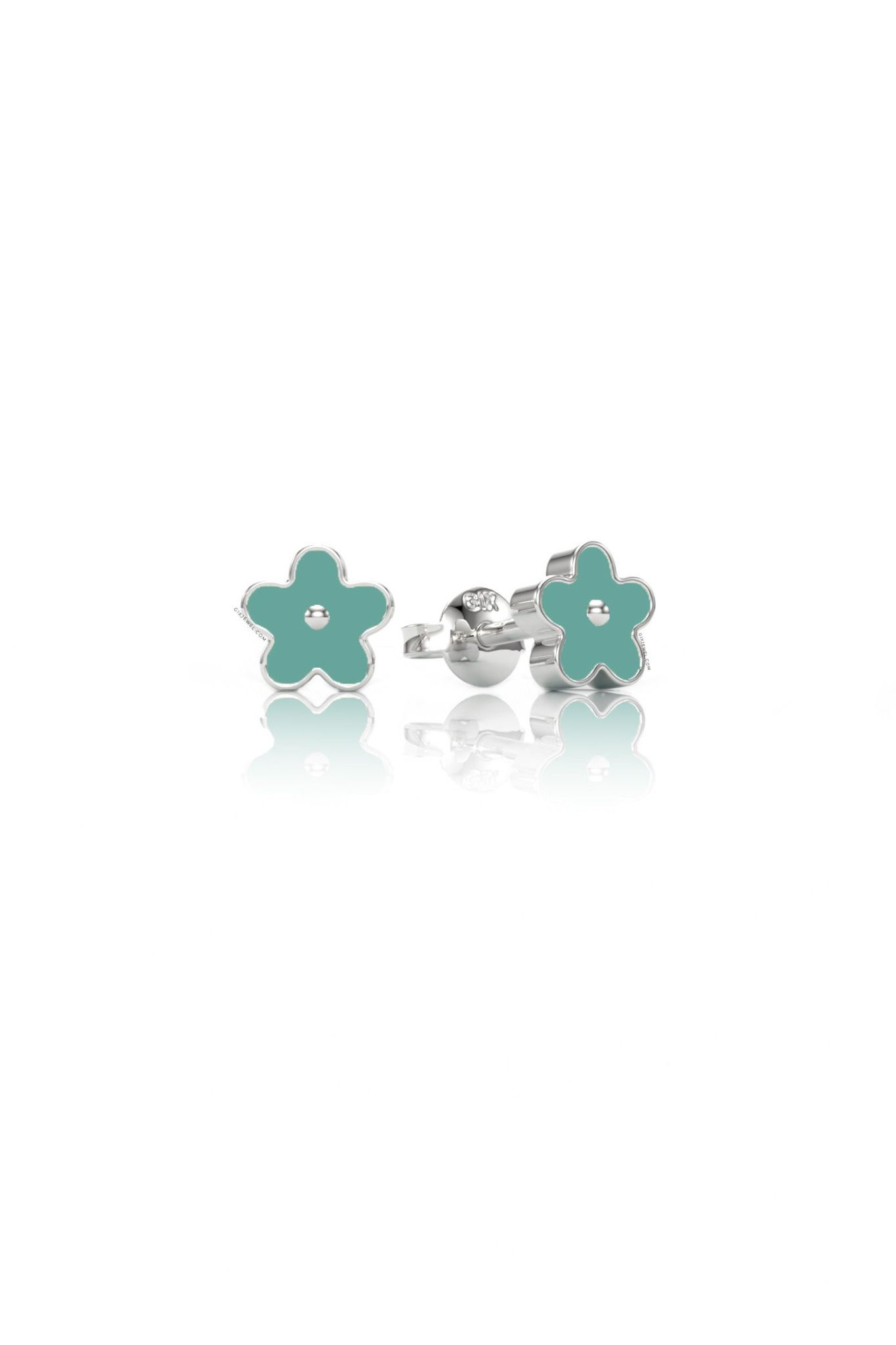 Hoa tai đẹp bạc ý mạ vàng 18k hình bông hoa mai cao cấp Gix Jewelry