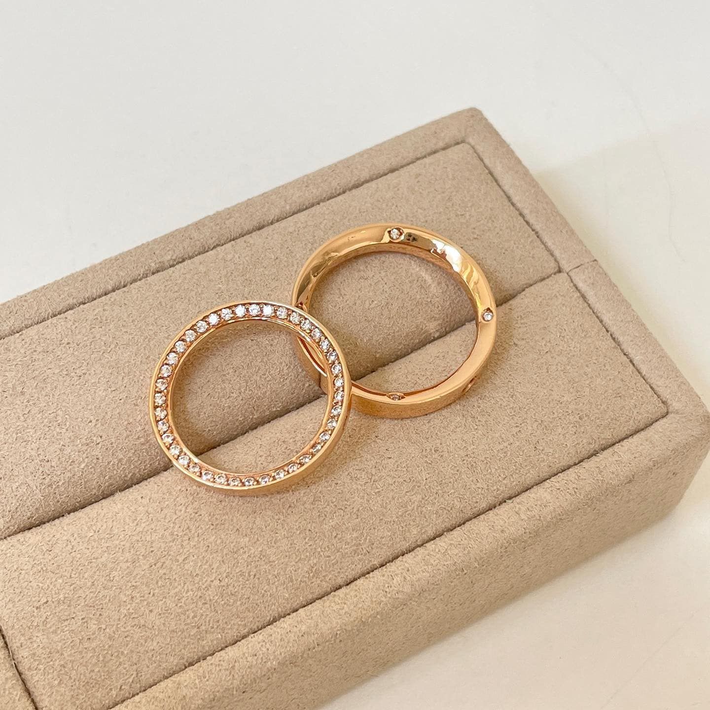 Nhẫn Cặp Kim Cương Moissanite Đẹp Gix Jewel - GCR25050014
