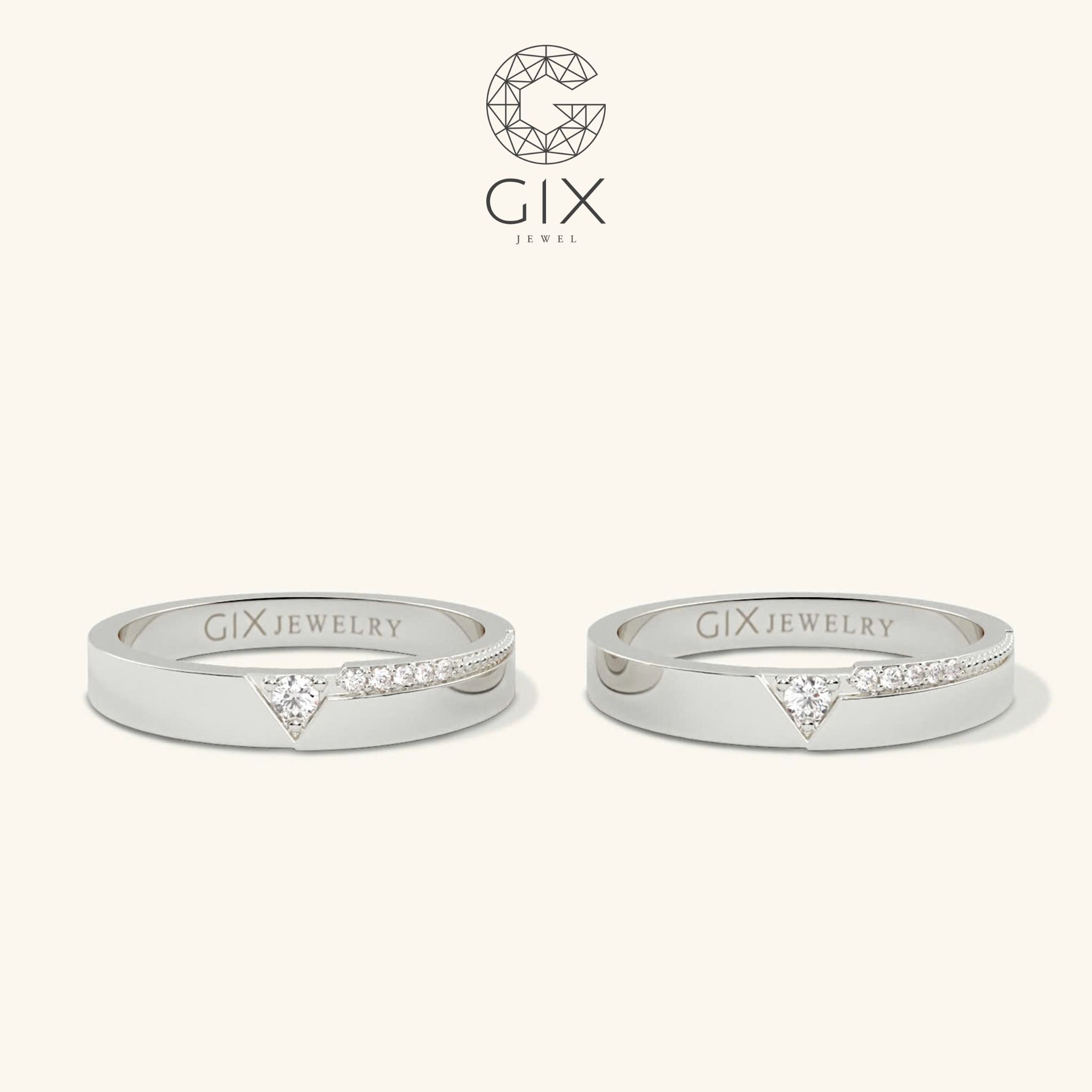 Nhẫn Cặp Trái Tim Đẹp Gix Jewel - GCR25050038