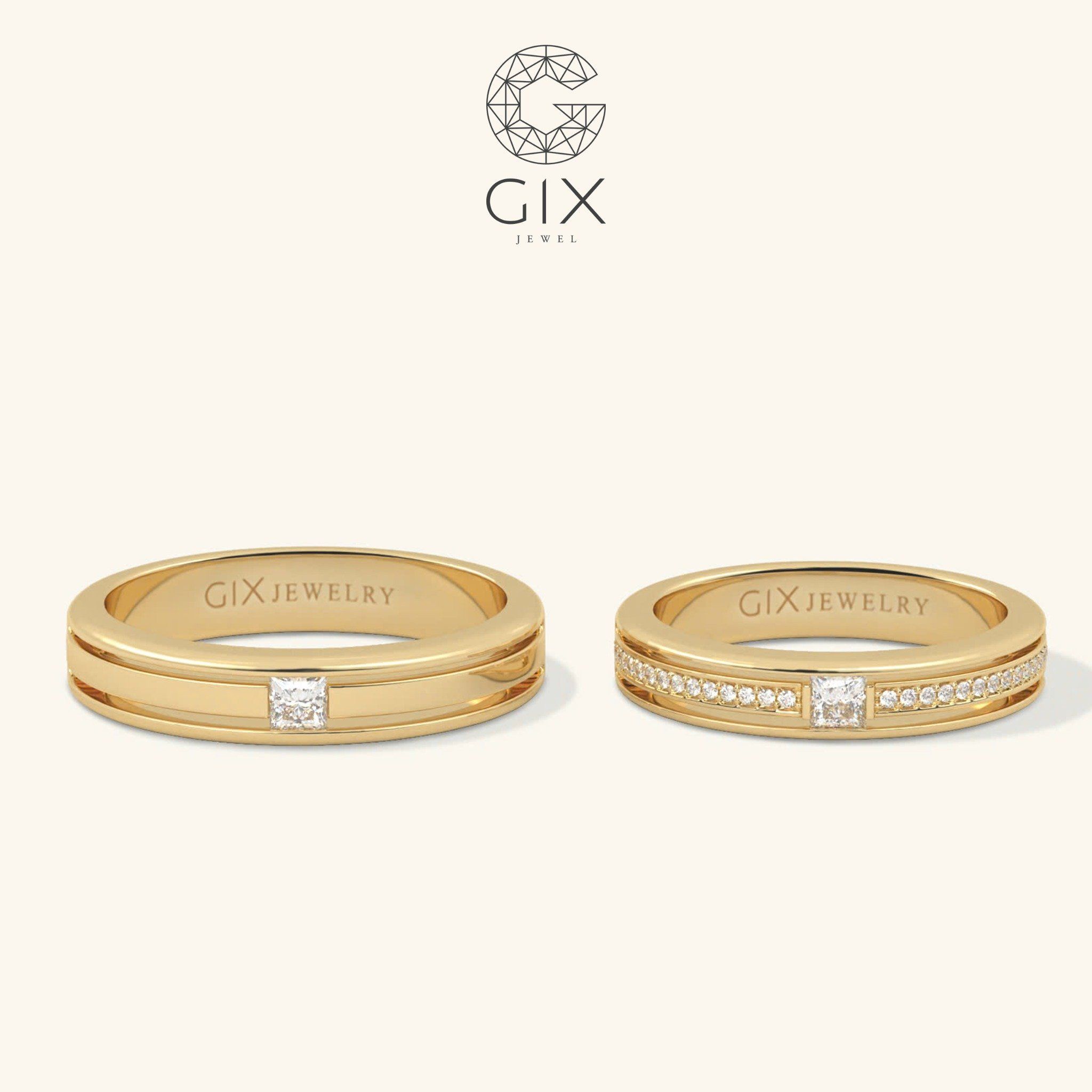 Nhẫn Cặp Đẹp Bạc Ý Gix Jewel - GCR25050029