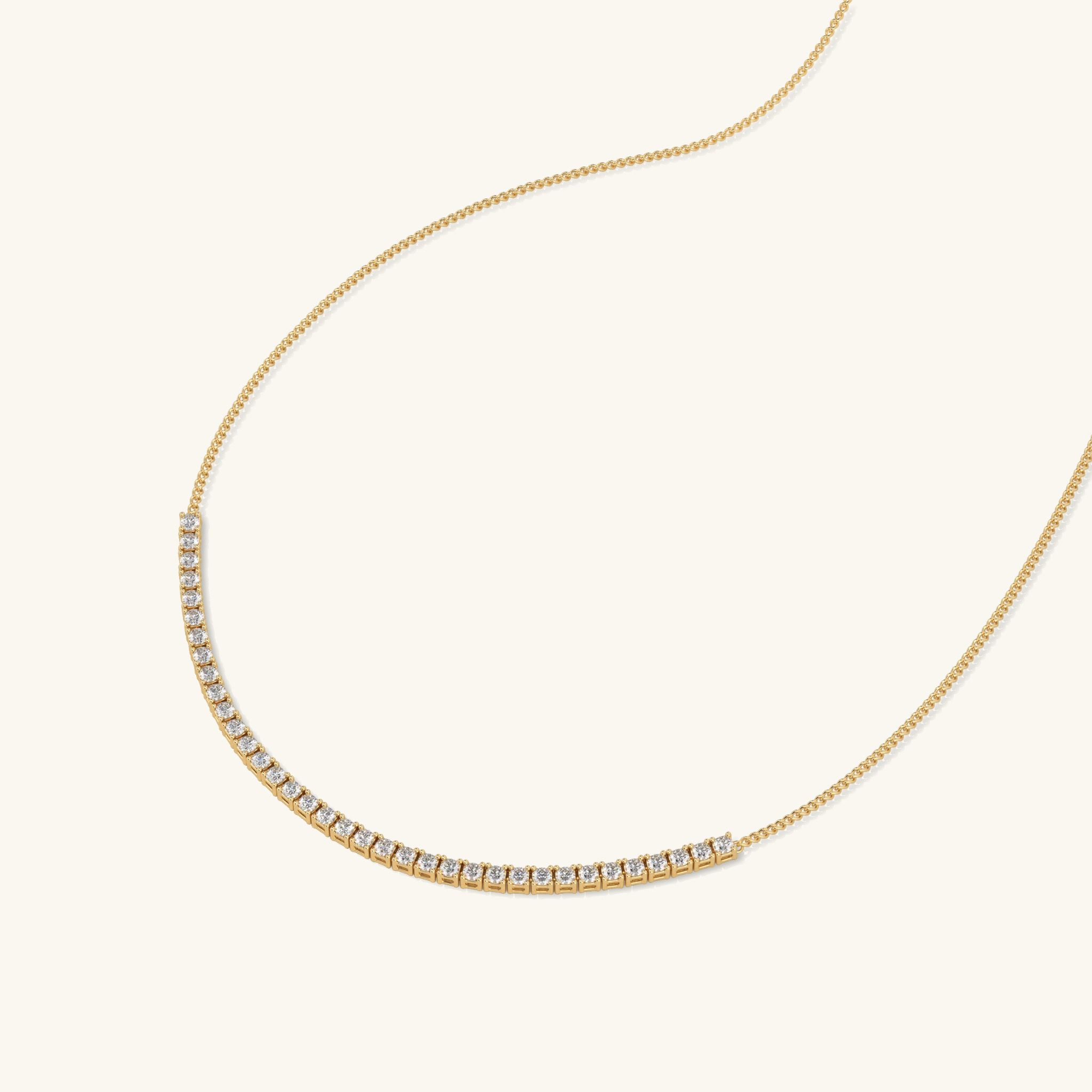 Vòng cổ tennis choker đính đá trang sức đẹp cá tính cho nữ sợi khoen lật GixJewelry