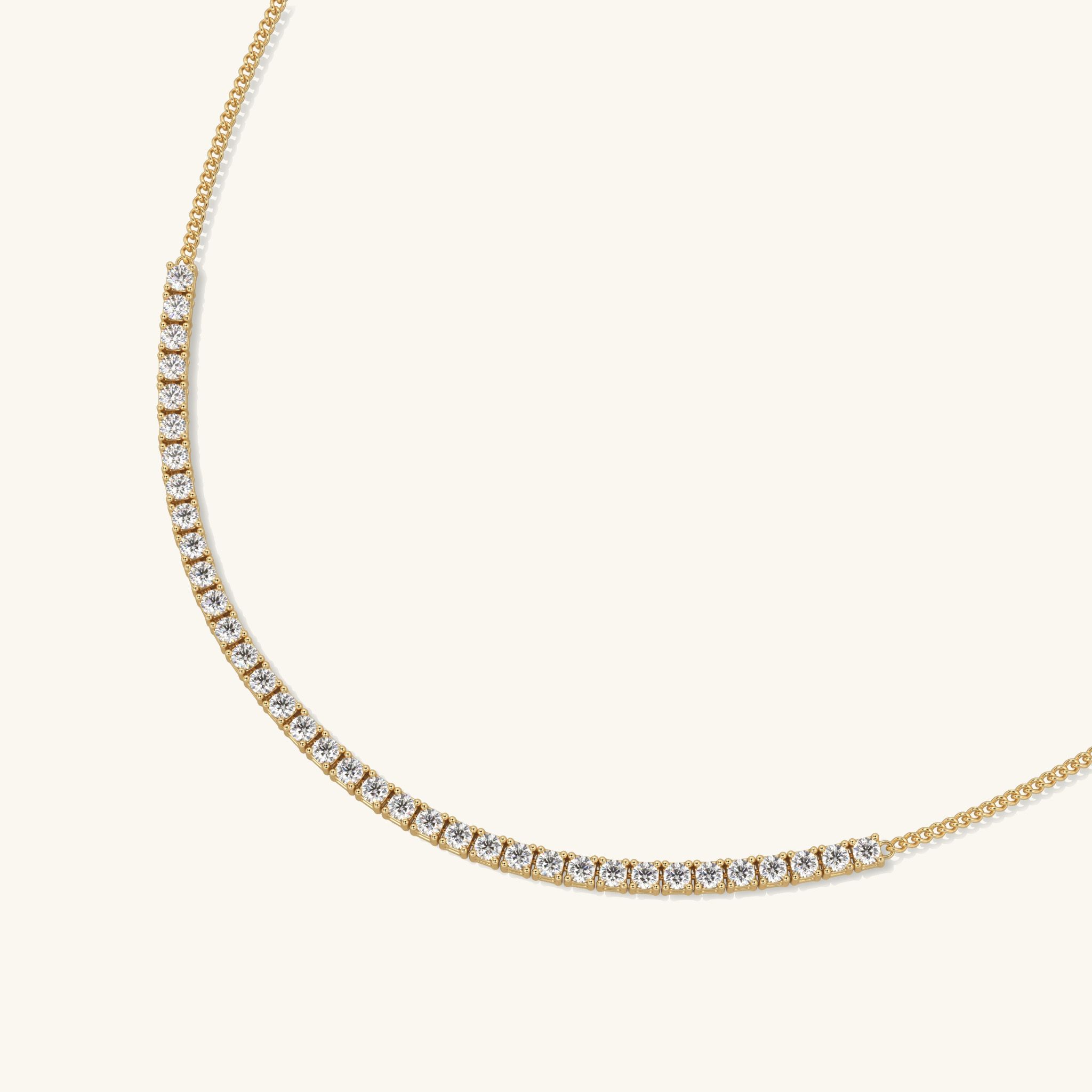 Vòng cổ tennis choker đính đá trang sức đẹp cá tính cho nữ sợi khoen lật GixJewelry