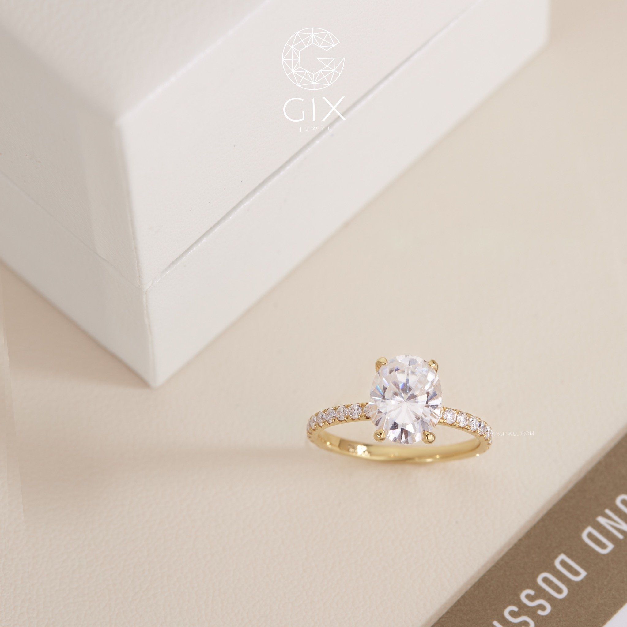 Nhẫn Cầu Hôn Kim Cương Dưới 10 Triệu Vàng 18K Đẹp Nhất Cho Bạn Gái Gix Jewel