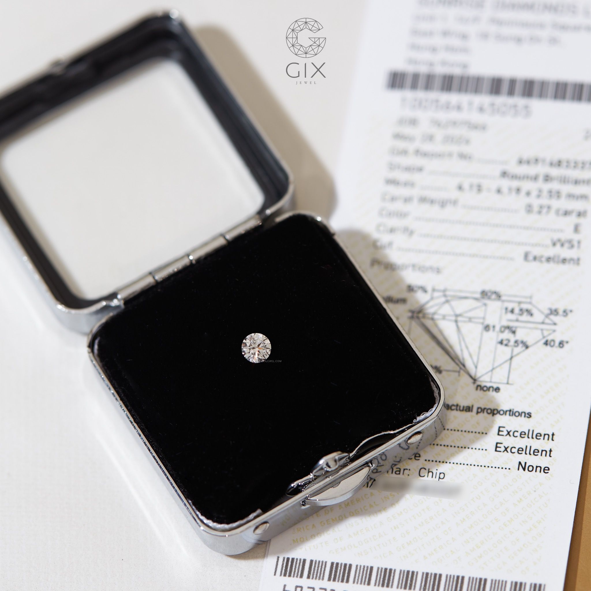 Nhẫn Cầu Hôn Giá Rẻ Vàng 18K Đẹp Nhất Đính Kim Cương Dưới 10 triệu Gix