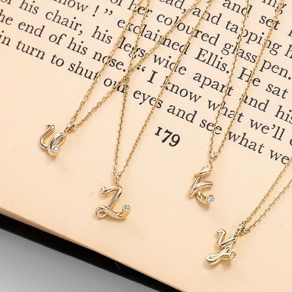 Vòng cổ vàng trắng đôi nam nữ khắc tên theo yêu cầu đính kim cương Gix Jewelry