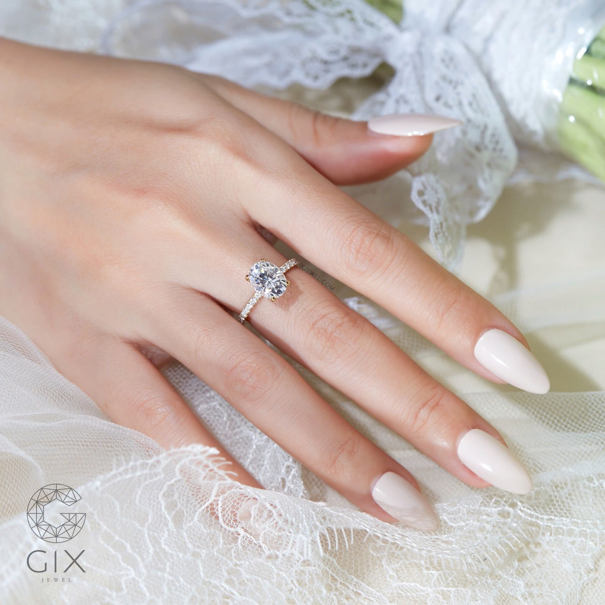 Nhẫn Cầu Hôn Kim Cương Dưới 10 Triệu Vàng 18K Đẹp Nhất Cho Bạn Gái Gix Jewel