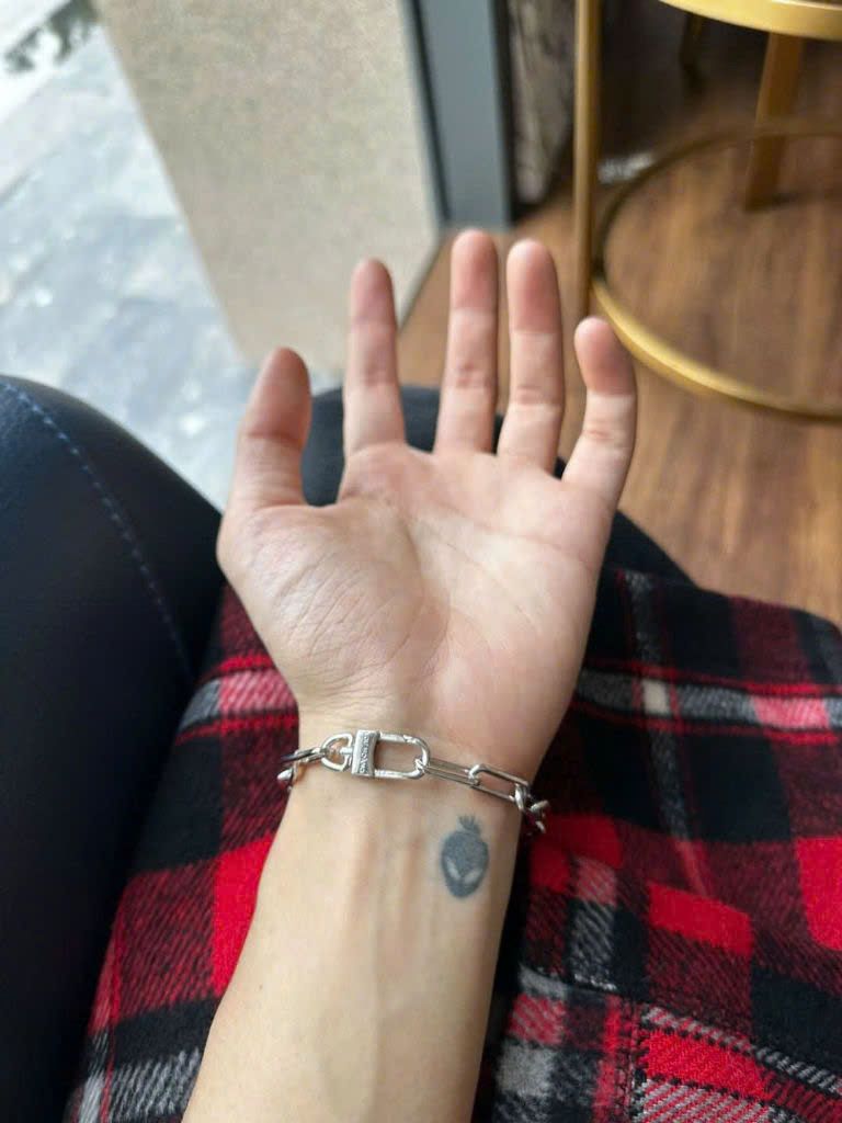 Vòng tay nam nữ bạc s925 vàng trắng 18k xích vuông khoá lớn Anh Trai Say Hi (ATSH) khắc tên Gix