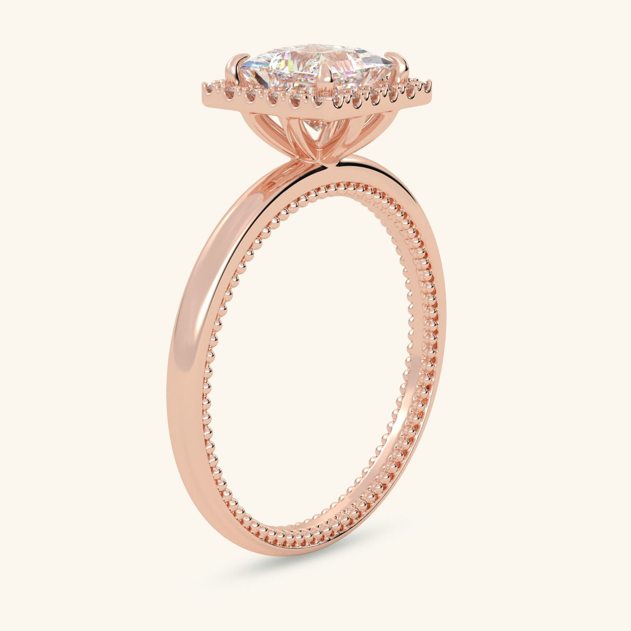 Nhẫn Bạc Đính Hôn Đẹp Giá Rẻ Mạ Vàng Trắng Đính Kim Cương Nhân Tạo Siêu To Gix Jewel