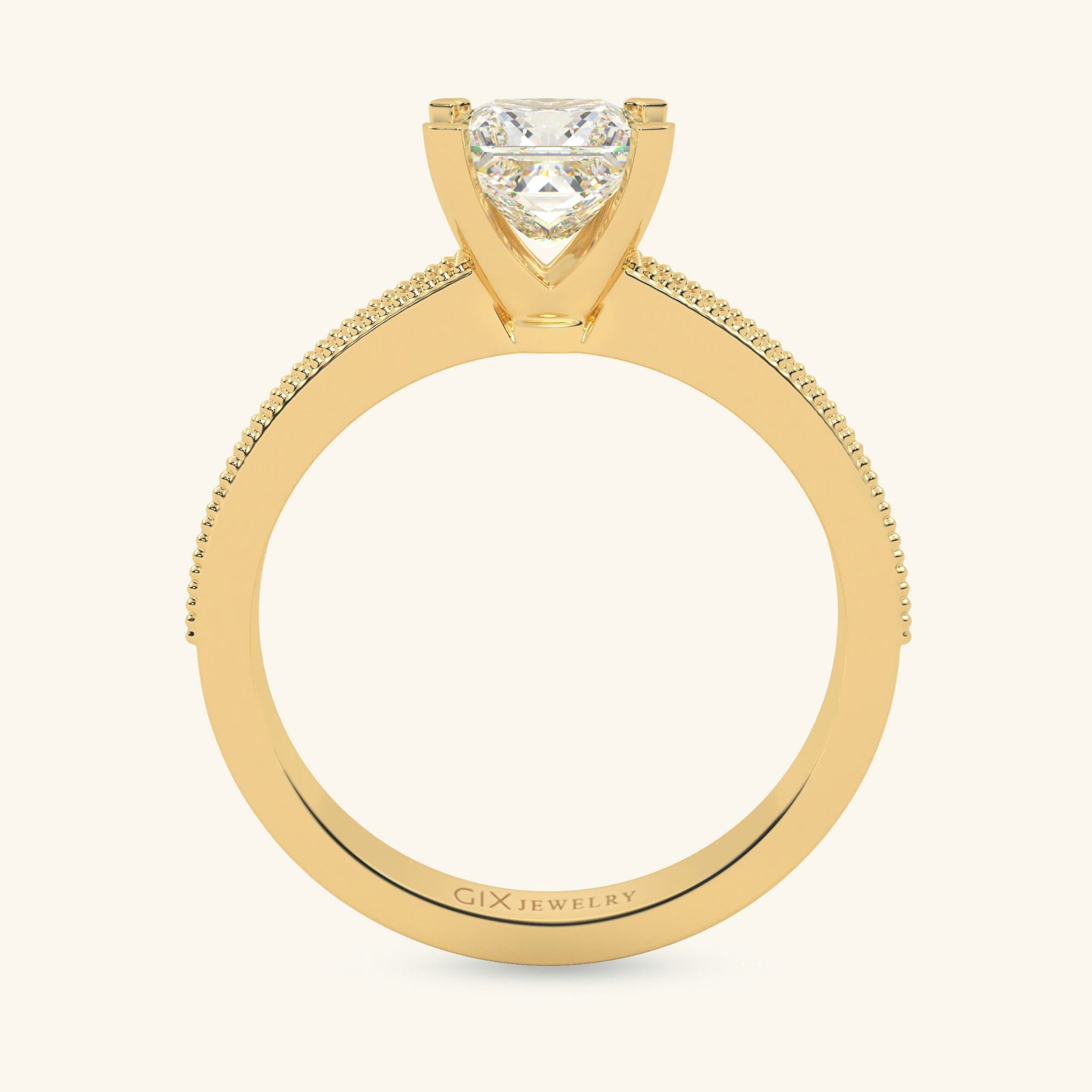 Mẫu Nhẫn Cầu Hôn Vàng Trắng Đính Kim Cương Siêu To Dưới 10 Triệu Tặng Bạn Gái Gix Jewelry