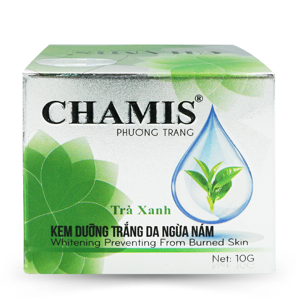 Kem dưỡng trắng da ngừa nám trà xanh Chamis