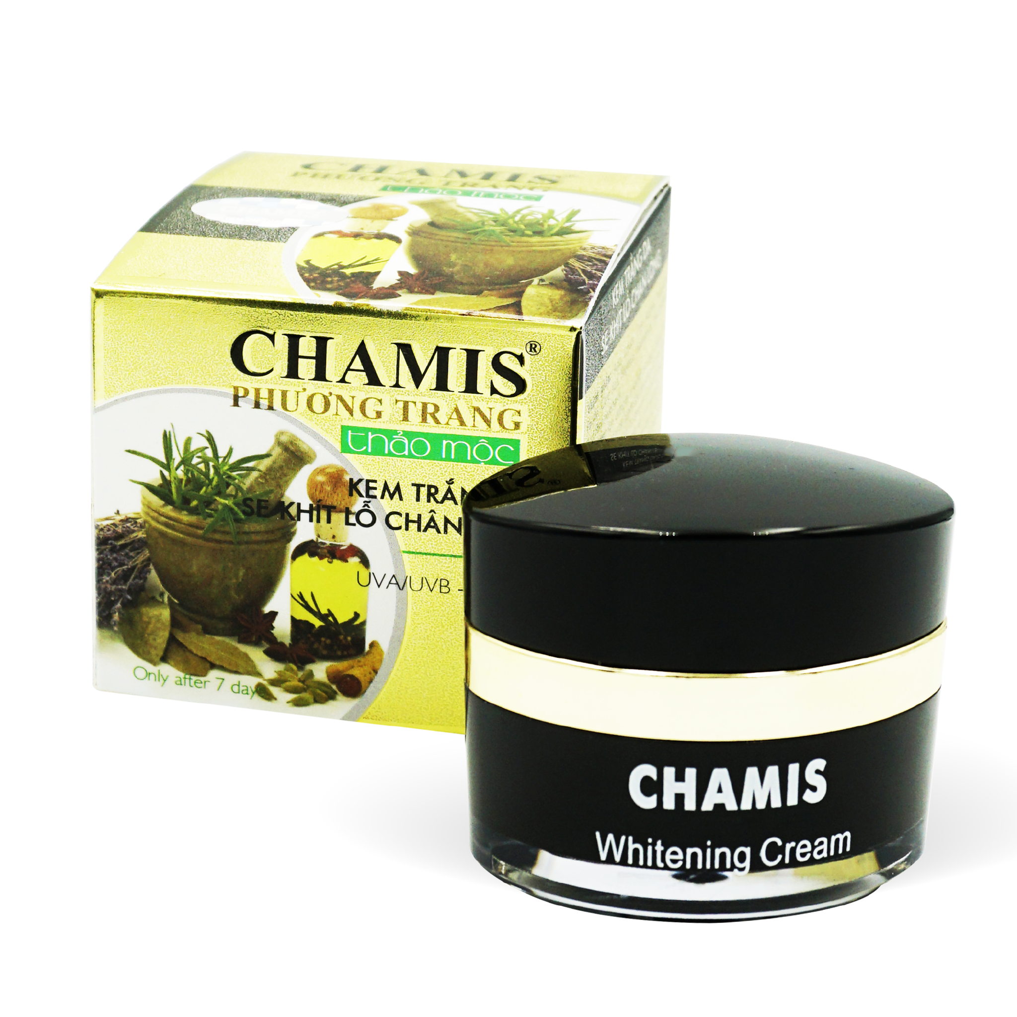 Kem dưỡng trắng da Thảo Mộc se khít lỗ chân lông CHAMIS