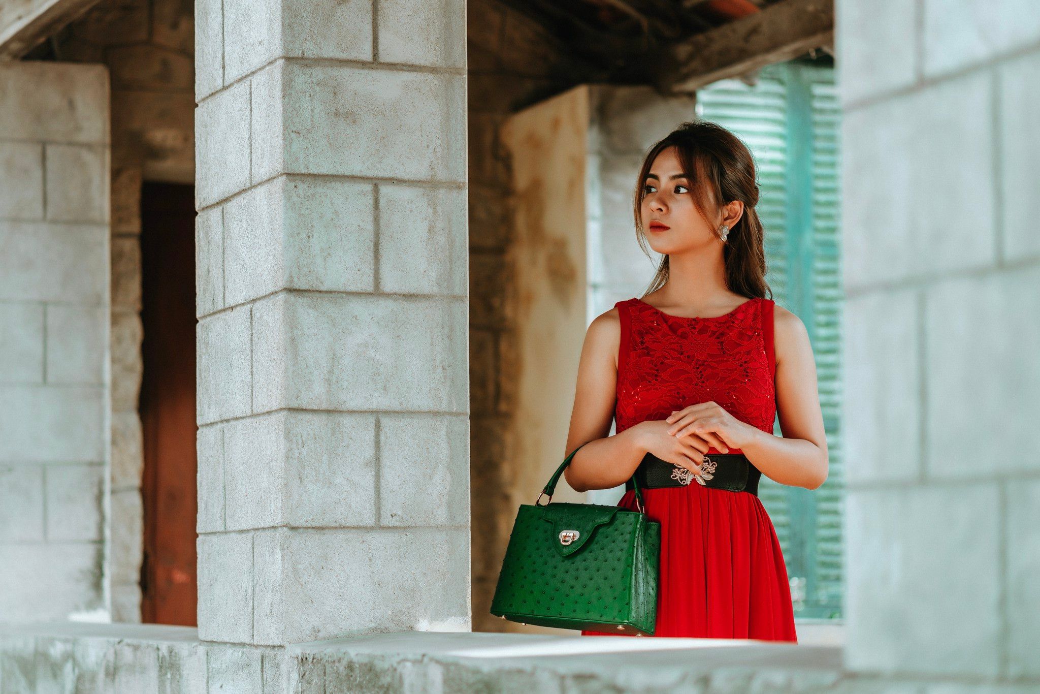 Túi Xách Nữ Da Đà Điểu PD06304-0713