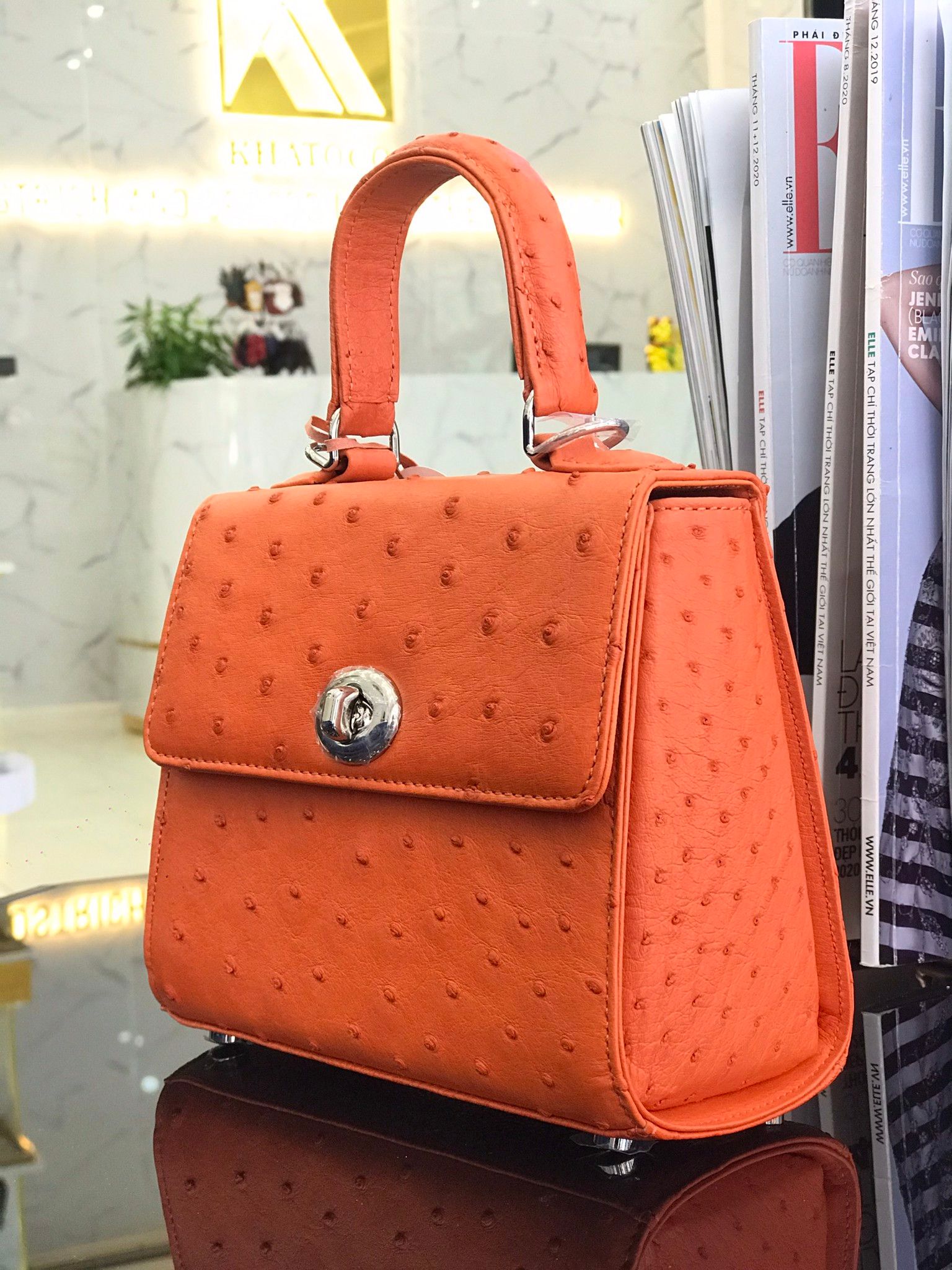 Túi Xách Nữ Da Đà Điểu PD06294