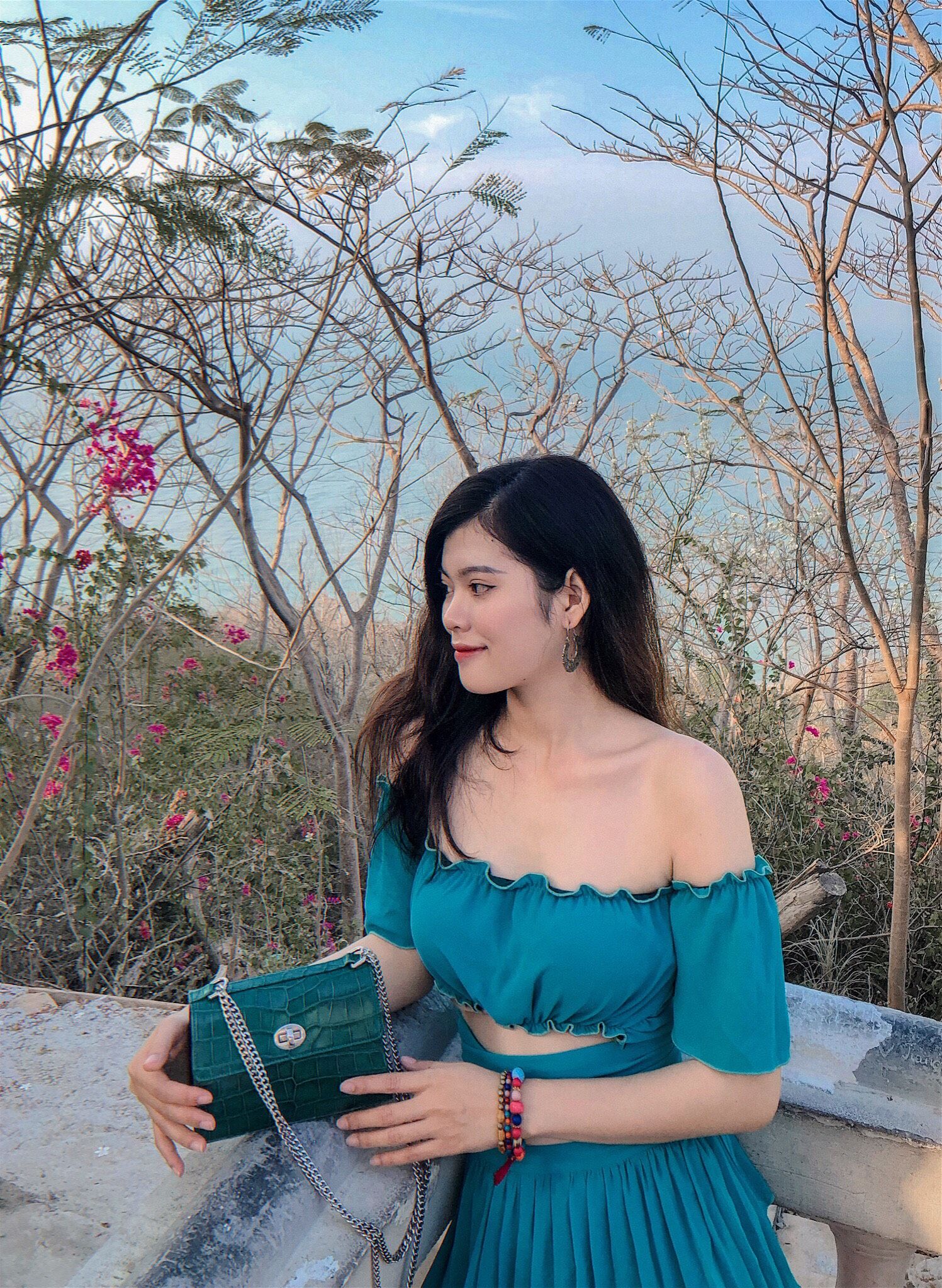 Túi Xách Nữ Da Cá Sấu PS06464
