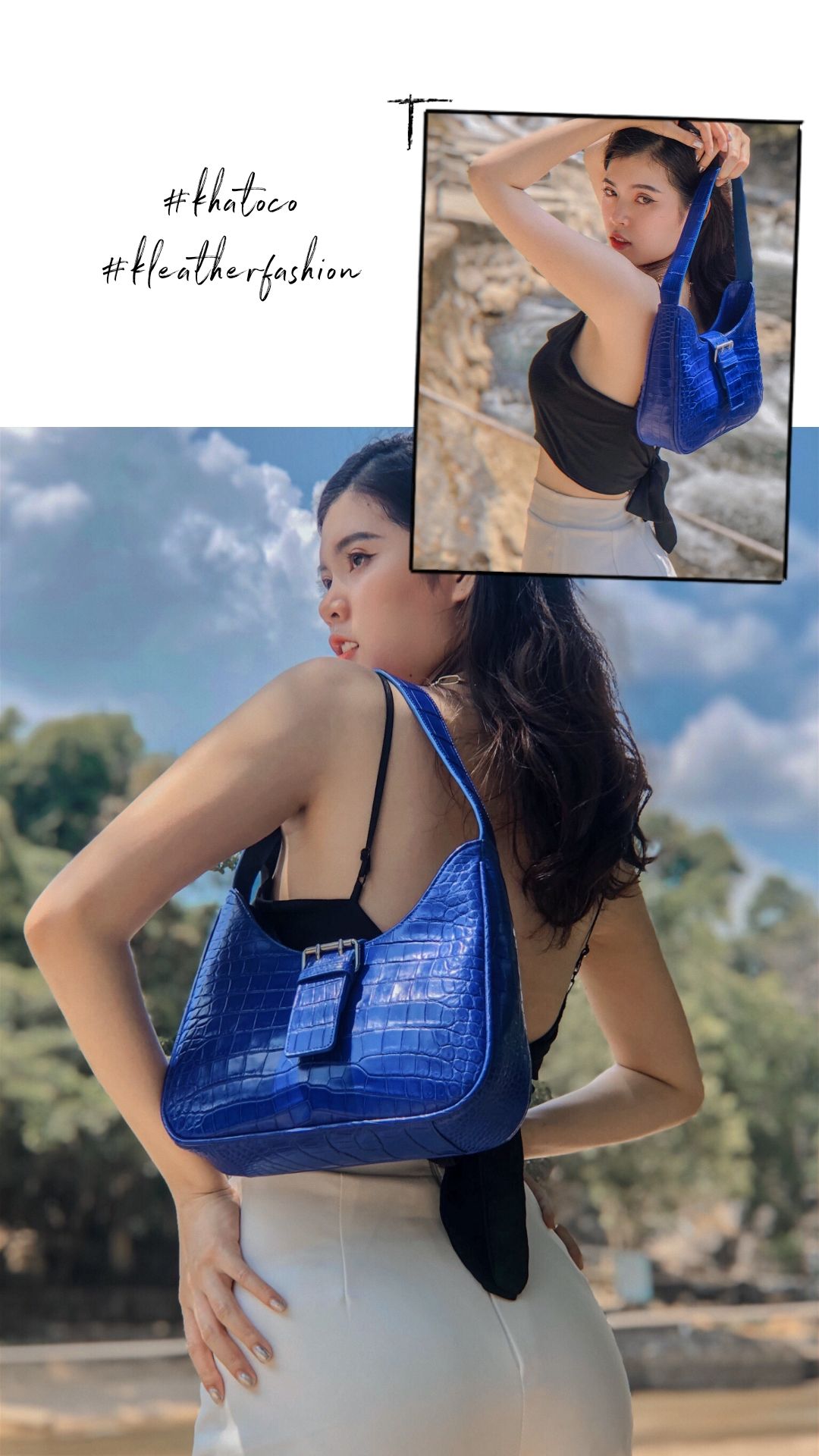 Túi xách Nữ Da Cá Sấu PS06469