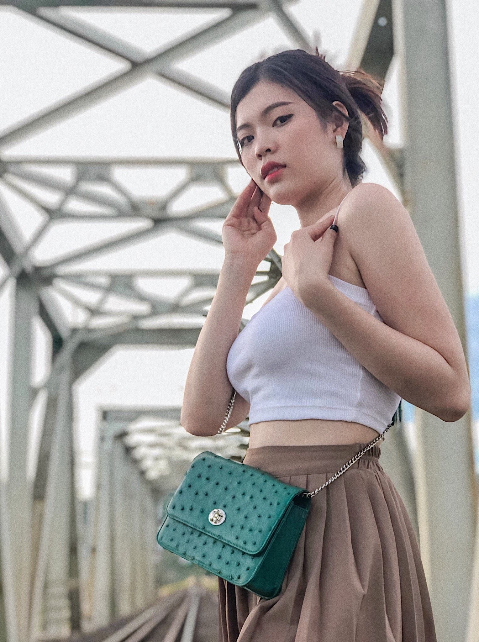 Túi Xách Nữ Da Đà Điểu PD06301-0713