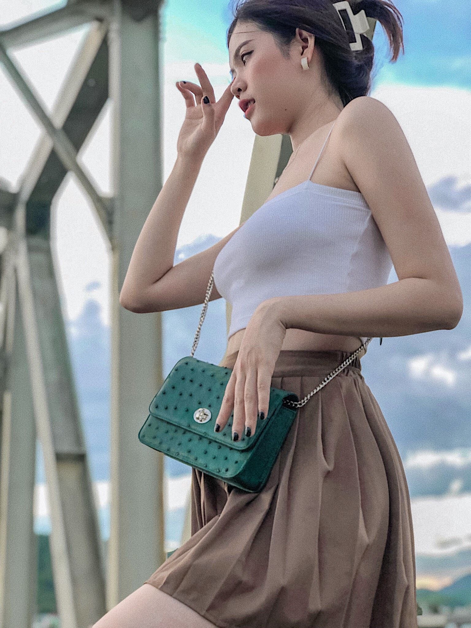 Túi Xách Nữ Da Đà Điểu PD06301-0713