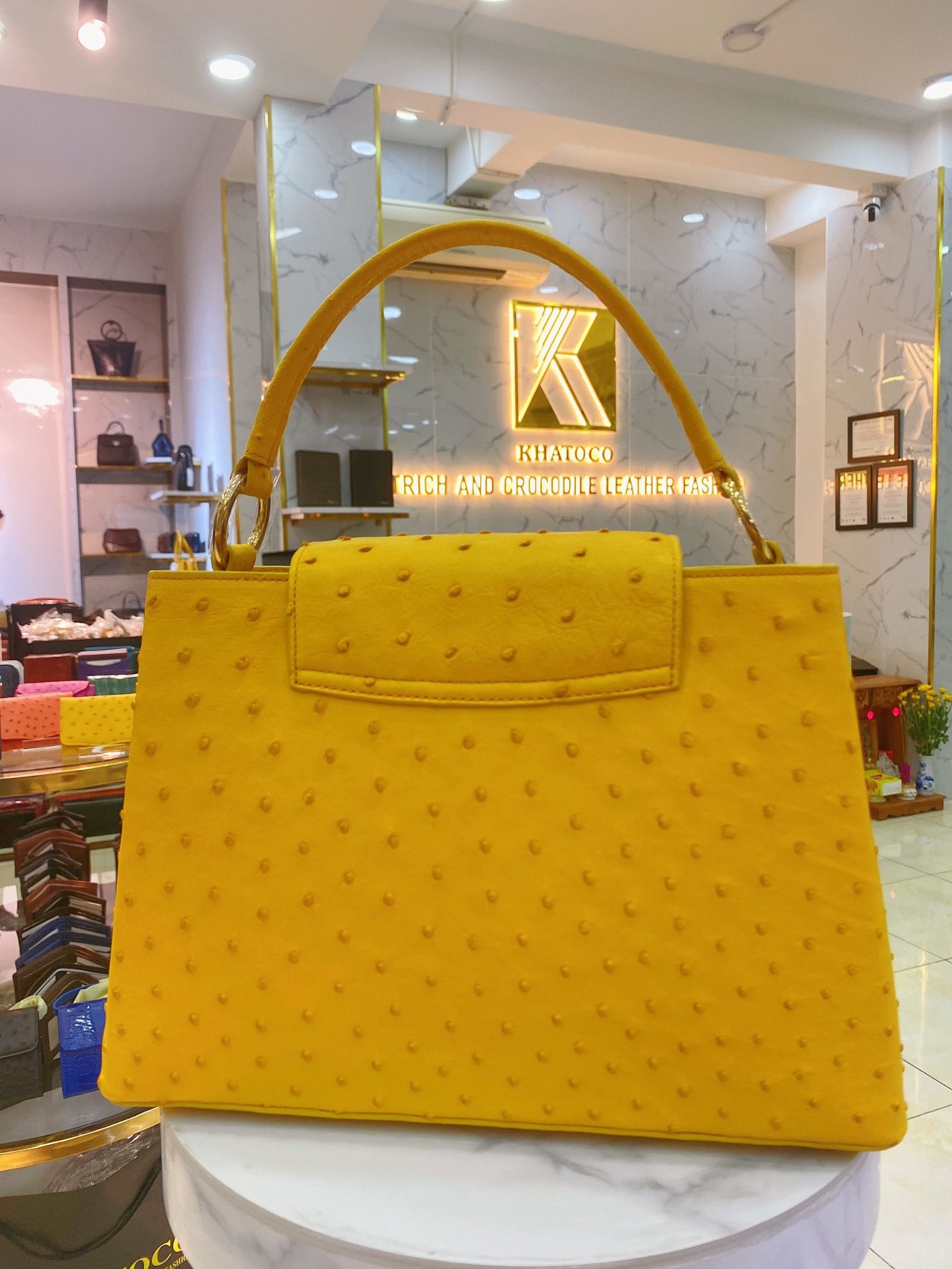 Túi Xách Nữ Da Đà Điểu PD06304-0713