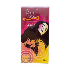 Bao Cao Su Có Gai Feel 4 In 1 Hộp 12 Cái