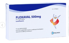 Floxaval 500mg trị nhiễm khuẩn (1 vỉ x 10 viên)