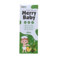 Nước Tắm Gội Merry Baby Chai 200 ml