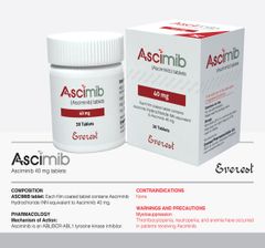 Ascimib (Asciminib 40 mg) hộp 30 viên - EVEREST