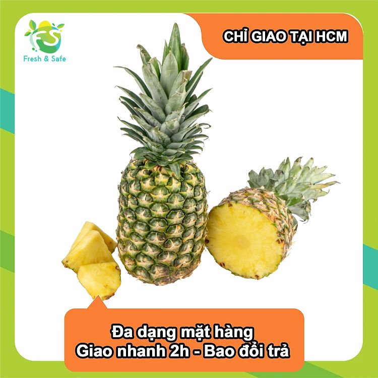 Thơm trái nguyên vỏ - 5 trái