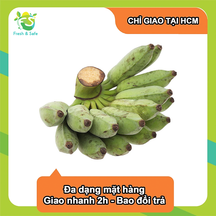Chuối sứ - Nải 1.2kg