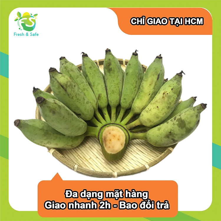 Chuối sứ - Nải 1.2kg