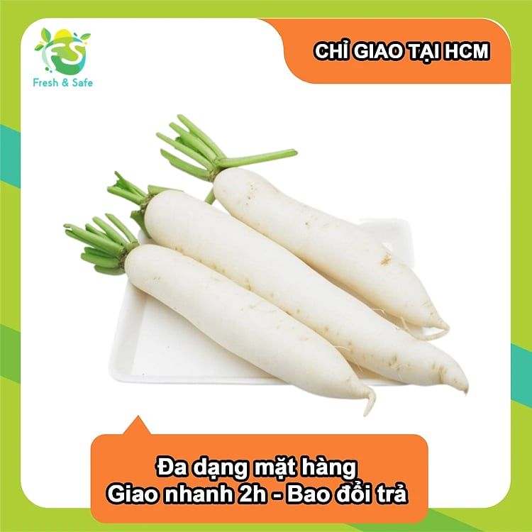  Củ cải trắng - 500g 