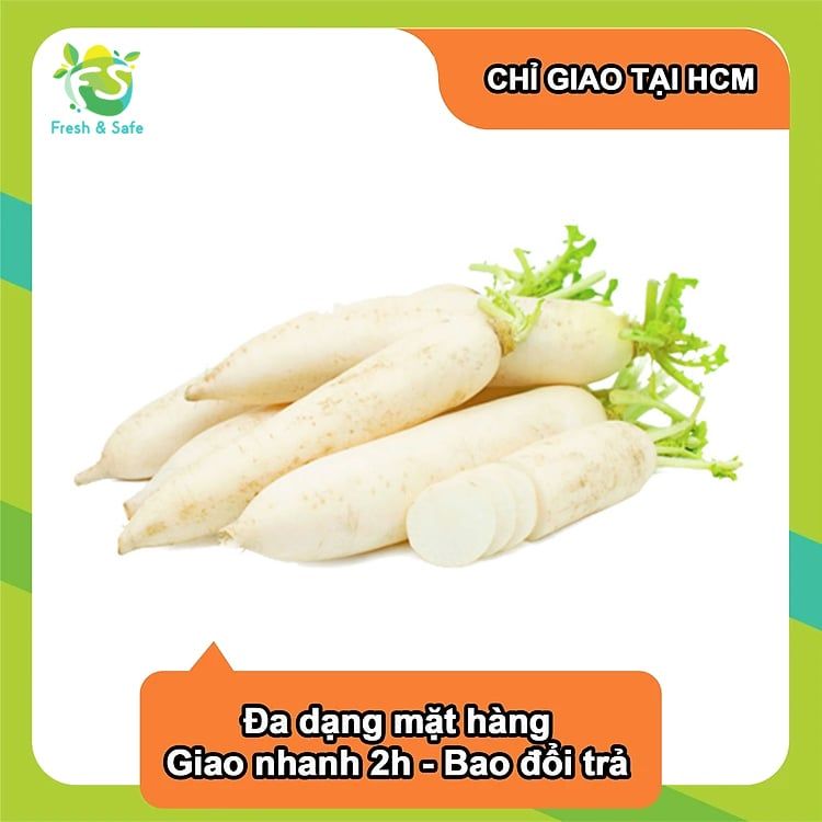  Củ cải trắng - 500g 