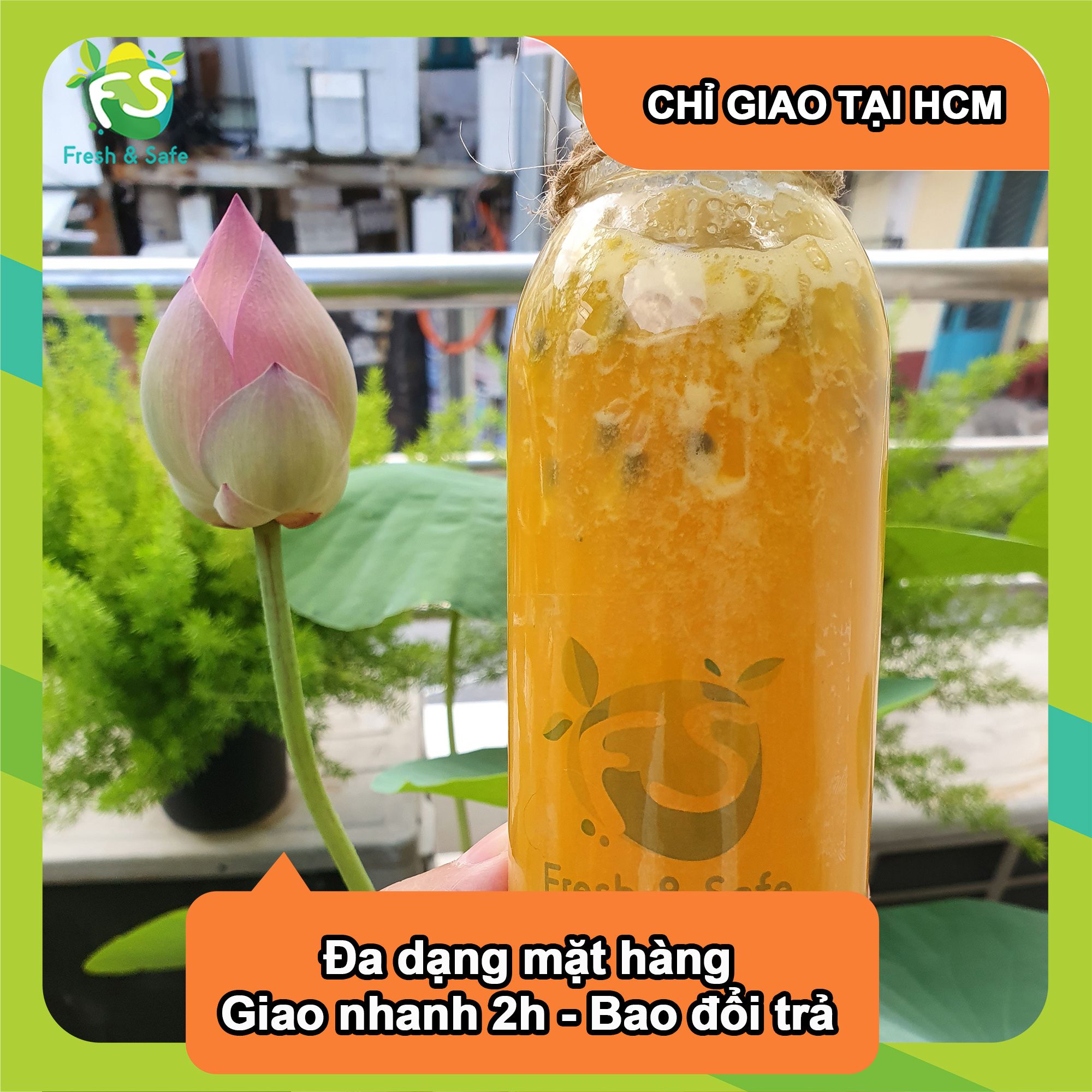 Nước ép Cam Quýt Chanh dây - Yellow boy