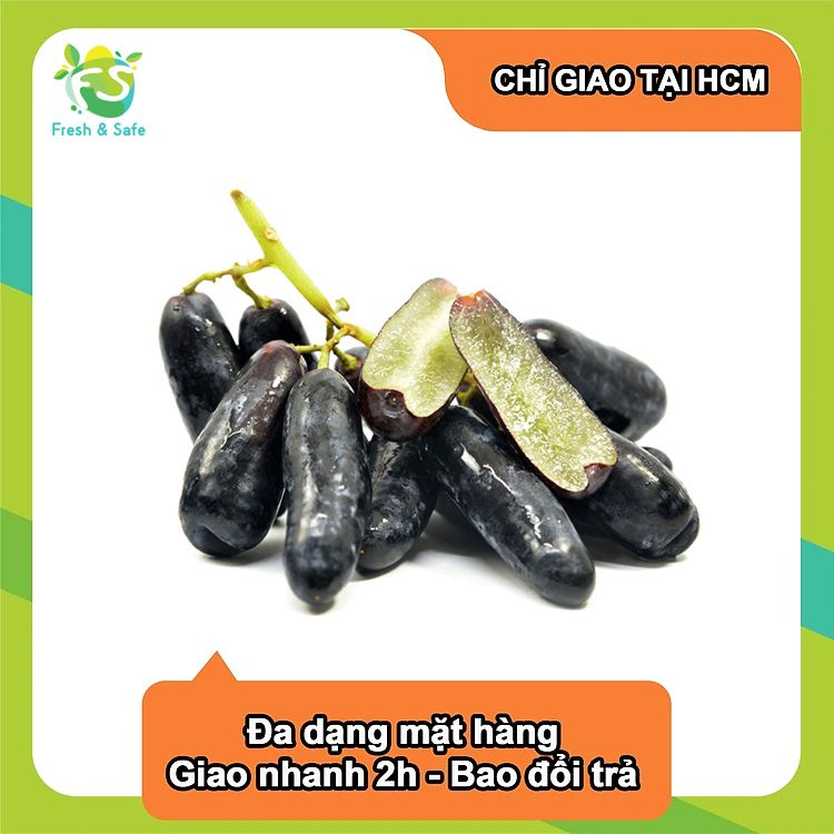 Nho đen ngón tay - 500g