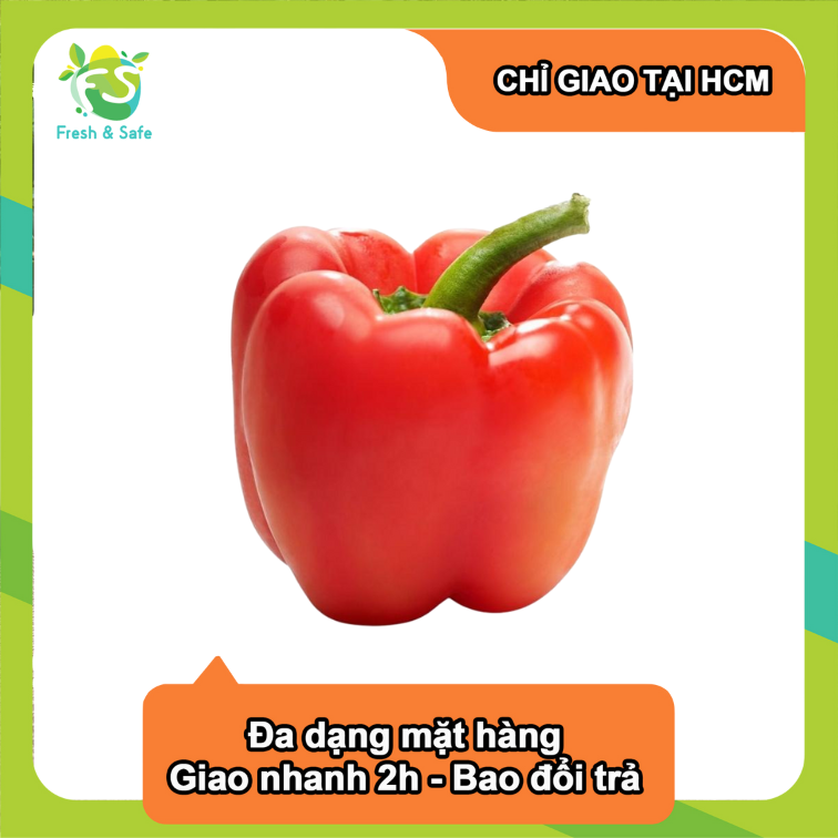 Ớt chuông đỏ - 150-200g/trái